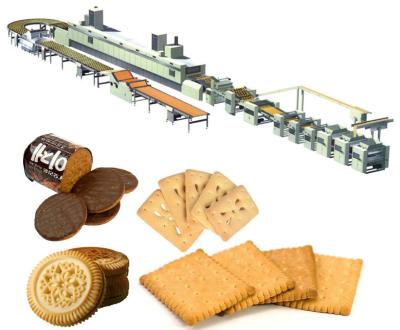 China small soft hard bakery biscuit biscuit making machine production line/biscuit biscuit depositor for sale