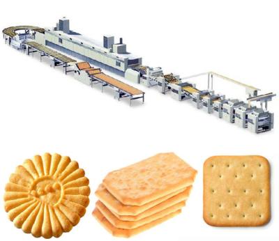 China Automatic Factory Biscuit Bakery Equipment Soft And Hard Biscuit Food Machine With Biscuit Gas Oven for sale