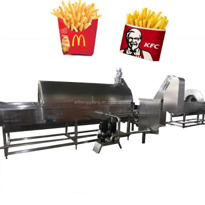 China Hotels Complete Frozen French Fries Production Line Snack Fires Machines For Production Made In China for sale