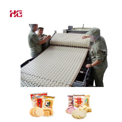 China Automatic rice cracker senbei rice cracker machine price rice cracker making machine / rice cracker production line for sale