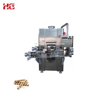 China factory automatic chocolate wafer bun cookie making machine/wafer buns machine for sale