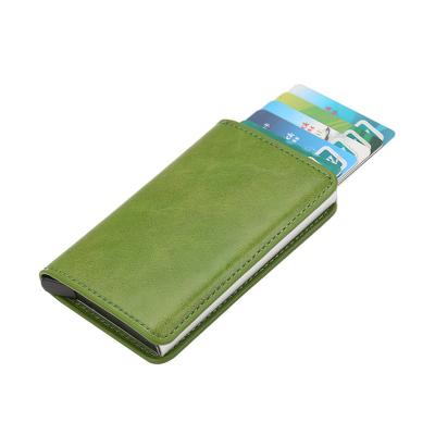 China Fashion Card Case Wallet Slim Minimalist Colorful Candy Color Business Card Holder For Gift Men Women RFID Card Holder ZF Wallet for sale