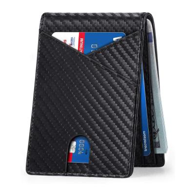 China Wholesale Fashion Ultra-thin Wallet Fashion Men's Ultra-thin Wallet RFID Blocking Credit Card Holder Man Wallet ZF for sale