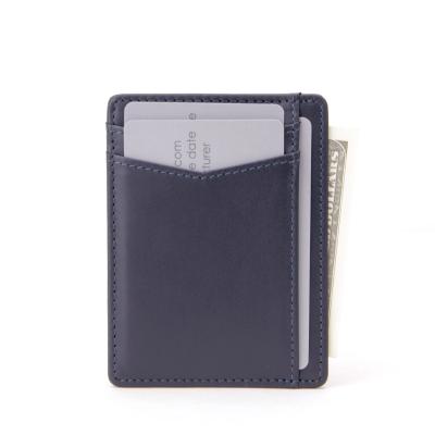 China 2019 New Arrival HB Recyclable Fake RFID Blocking Signal Leather Secure Credit Card Holder for sale