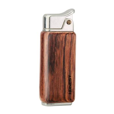 China Creative retro kerosene cigar oil cigarette lighter factory sandalwood wholesale for sale