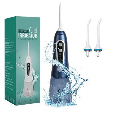 China Teeth Clean and Massage Water Flosser Cordless for Dental Professional Teeth Irrigator 300ML Portable and Rechargeable IPX8 Waterproof Oral Irrigator for sale