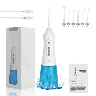 China Clean Teeth and Massage Water Dental Rechargeable Oral Hygiene Flosser 3 Modes IPX7 Waterproof Portable Oral Irrigator for sale