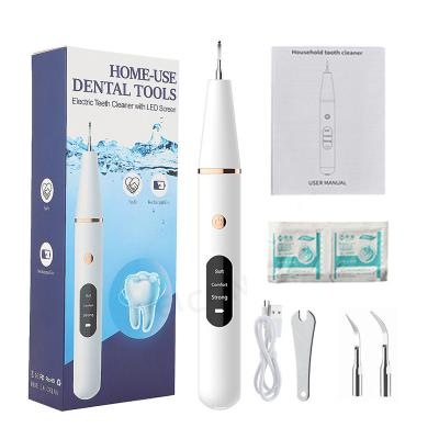 China For Home Use Household IPX7 Remove Dental Organic Plaque Tooth Whitening Portable Ultrasonic Tooth Remover Dental Calculus Remover for sale