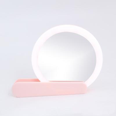 China Factory Promotion High Quality Lighted Make Up Mirror Cosmetic Mirror LED Foldable Makeup Mirror for sale