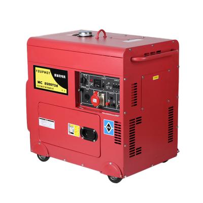 China small silent air cooled diesel generator made in china MC8500T for sale