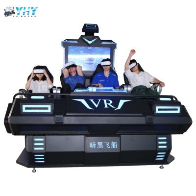 China VR Family Type 9D VR Cinema 4 Seats Movies Roller Coaster Full Motion Simulator for sale