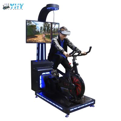 China Indoor Fitness Game VR Bicycle With 4 Games 42'' Screen for sale