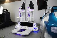 China Parques dobles de la realidad virtual del simulador 7500W de la montaña rusa de Rocket VR en venta