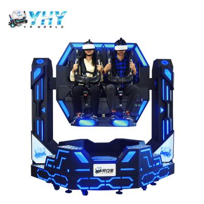 China Twee Zetels9d VR Simulator 8.0KW met het Spel van de Achtbaanvr Simulatie Te koop