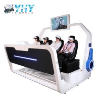 중국 400kgs Load Game VR Simulator 9d Cinema Chair 4 Seats For Theme Park 판매용