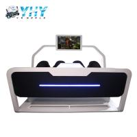 China Shopping Mall Amusement Park 9D Cinema Flight Shooting Game VR Simulator 4 Seats for sale