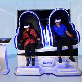 China Doppelter Simulator der virtuellen Realität des VR-Ei-Stuhl-2500W 9D für VR-Zone zu verkaufen