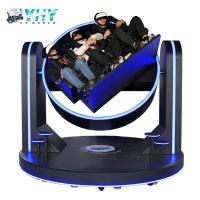 Chine Habitacle superbe de jeu de simulateur du jeu VR de montagnes russes de rotation de pleins de mouvement joueurs de Vr trois à vendre