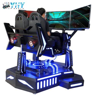 China Shopping Mall 3 Screen Racing Simulator Cockpit Car Training zu verkaufen