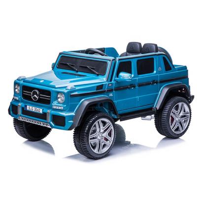 China Four Wheels With Suspension Mercedes Benz Maybach G650 Licensed Ride On Car 2 Seater Big Kids Electric Car Toys for sale