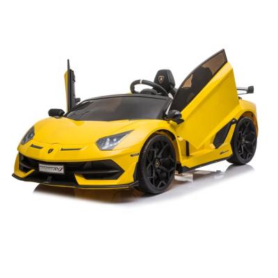 China Ride On Toy LAMBORGHINI SVJ Powerwheel Cars Big Size Kids Electric Car Kids Ride On Car 24v With Drift for sale