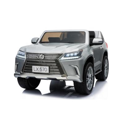 China Four Wheels With Suspension Licensed Lexus LX570 Two Seats Ride On Car Lexus Electric Toy Cars Big Kids 12v for sale