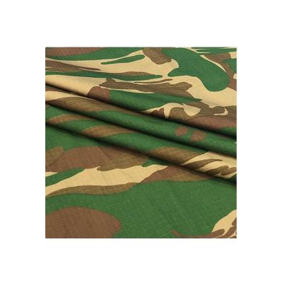 China Anti Pill Zambia Camouflage Military TC Ripstop Fabric For Uniform Use for sale