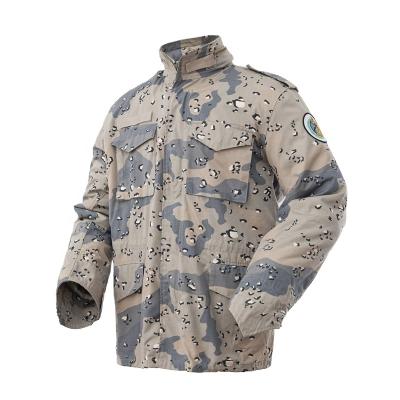 China Breathable Winter Saudi Arabia Camouflage M65 Fur Field Military Jacket for sale