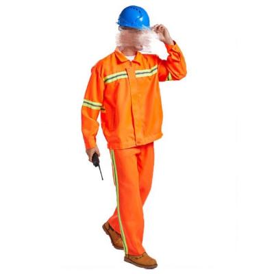 China High Quality Custom Water Proof Reflective Safety Clothing Police Outdoor Security Guard Fluo Working Suit for sale