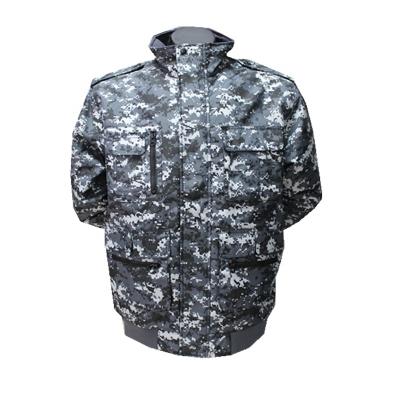 China Black Digital Camouflage Antistatic Military Windproof Shark Skin Jacket Men for sale