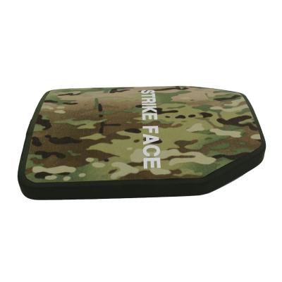 China Body Armor Camouflage Single Curve Bulletproof Plate Aluminum Ceramic Ballistic Plate STA ICW Armor for sale