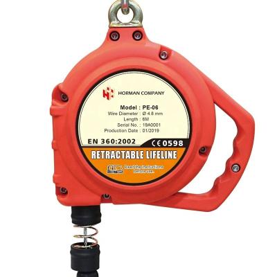 China Galvanize SRL PE-06 Latest Retractable Chute Lifting Lifeline for sale