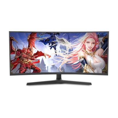 China 2023 Hot Selling 34 Inch Black Curved Computer Monitor HPC LCD Monitor Gaming Experience New for sale