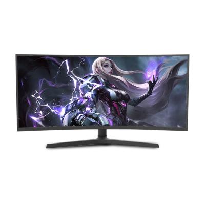 China 34 Inch FHD 1K 2K 4K High Quality High Resolution Curved Gaming Monitor for sale