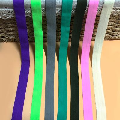 China Customized Viable Fold Over Elastic Band Elastic Colorful Underwear Wrap Web Web Bands for sale