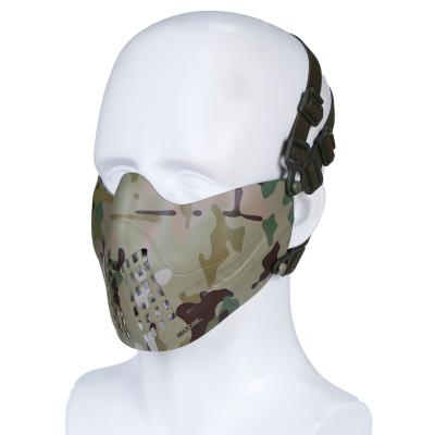 China Airsoft Paintball Face Protective Outdoor Tactical Goggles Fast Helmet 11*18.5cm for sale