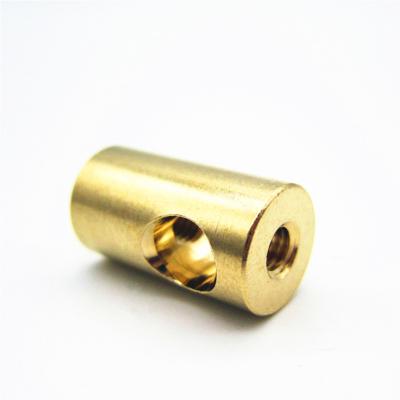 China Heavy Industry Cross Hole Finger Barrel Nut, Brass Round Nut for sale