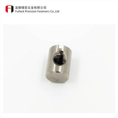 China Heavy Industry Slotted Stainless Steel Round Coupling Nuts for sale