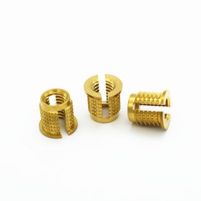 China Heavy Industry Knurling Head Easy Press In Slotted Nut / Brass Insert for sale