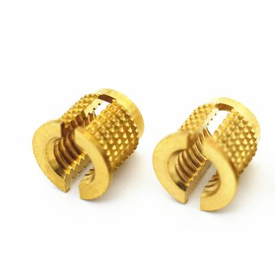 China Heavy Industry OEM Sharp Knurled Brass Castle Nut for sale