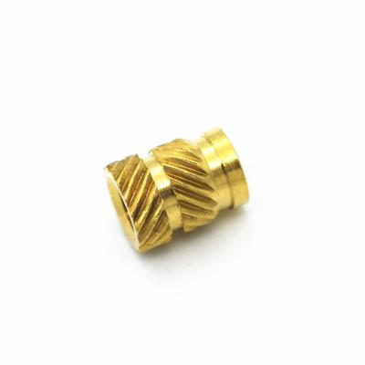 China Heavy Industry Precision Lathe Machining Brass Inserts for sale