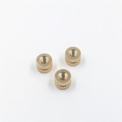 China Heavy Industry Cast-in Brass Inserts With Threaded Through for sale