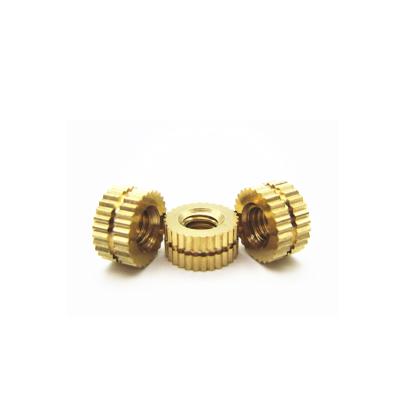 China Heavy Industry OEM Standard Plastic Insert Brass Nuts for sale