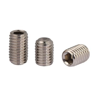 China Non Main Standard Fasteners Hex Socket Cup End Set Screw M2M3M4M5M6M8M10M12 for sale