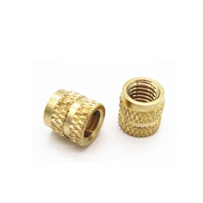 China Brass Knurled Nut 1/4-20 UNC Heavy Industry Insert for sale