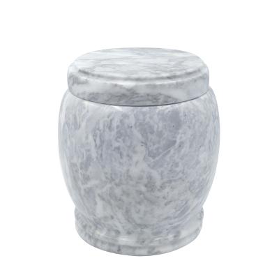 China JS-MU02 European Style Onyx and Marble Urn Cremation Funeral Urns for Adult Human Ashes for sale