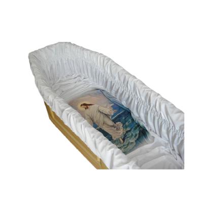 China European Style JS-L271 Good Quality Coffin Interiors Fabrics Factory for sale