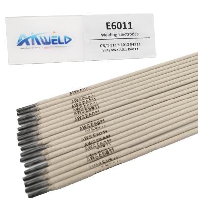 China / Hot Sale 2.5 3.2 4.0 5.0mm AWS E6011 For Cellulose Coating Carbon Steel Welding Rods Can Be Customized for sale