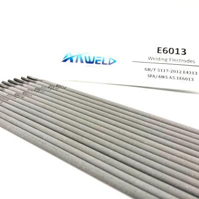 China Suitable for steel with tensile strength below 500MPa welding electrodes manufacturer 4.0mm carbon steel aws e6013 welding rod for factory in china price for sale