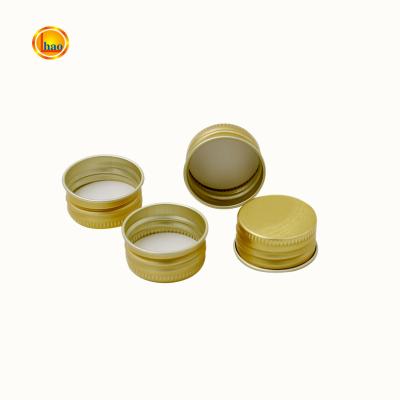 China Non Spill Professional Manufacture Aluminum Foil Cap For Sealing Aluminum Tin With Screw Cap Jar Metal Glass Cap for sale